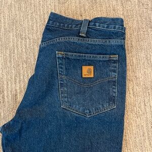 Carhartt Men's Indigo Blue Relaxed Fit Denim Jeans